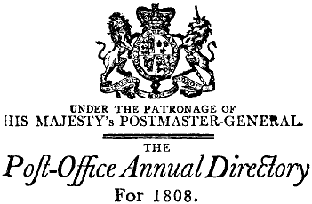 Post Office London Directory