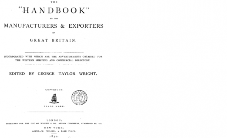 Trade Handbook 1870