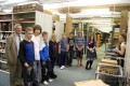 Down our Weigh team in the store room of the Sainsbury Archive