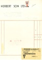 Invoice & Statement of Account 1939 & 1943