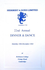 1983 - Robinson College, Cambridge