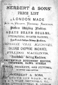 Catalogue 1879 (Price list)
