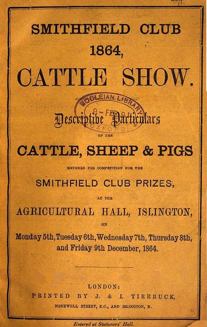 1864 - Smithfield Club Show