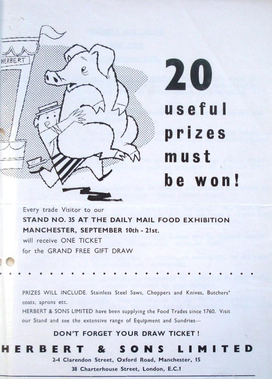 1957 - Daily Mail Food Trades Exhibition