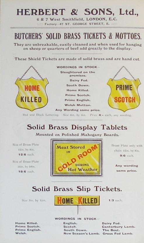 Ticket - Solid Brass