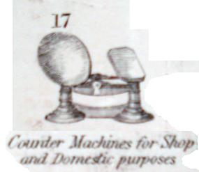 Counter Scale Wood, c 1860