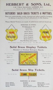 Picture of Ticket - Solid Brass